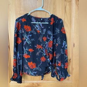 Madewell silky blouse
